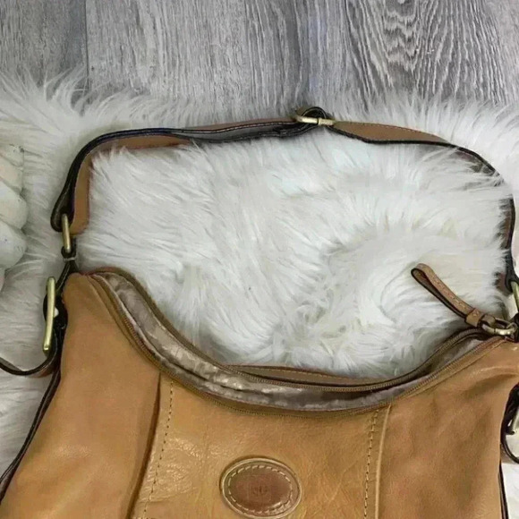 Giani Bernini tan leather hobo satchel - Picture 5 of 11